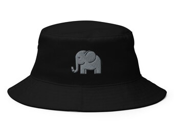 Elephant Tribe Bucket Hat Indian Tribal Spiritual Elephant Print Bucket Hat – GearFrost main image 4