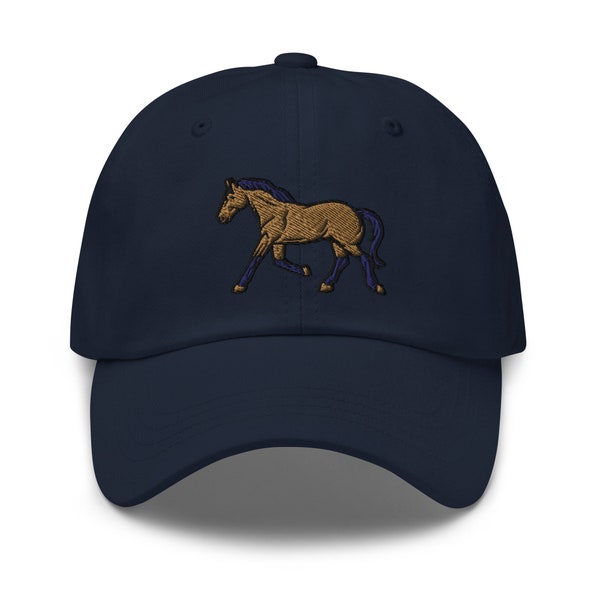 Horse Dad Hat | Cute Baseball Cap | Unisex Embroidered Hat