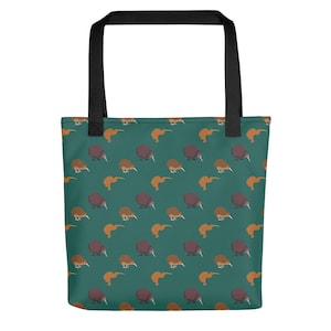 Kiwi Bird Tote Bag / Tote de moda para mujer / Bolsa de tienda de comestibles