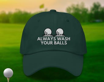 Funny Golf Embroidered Baseball Cap: Unisex Dad Hat