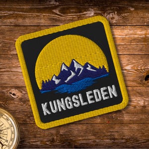 Écusson brodé d'extérieur Kungsleden Mountain