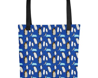 Penguin Tote Bag | Trendy Tote for Women | Grocery Store Bag