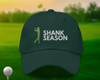 Gorra Shank Season / Gorra de golf bordada divertida para papá / Regalo para golfistas