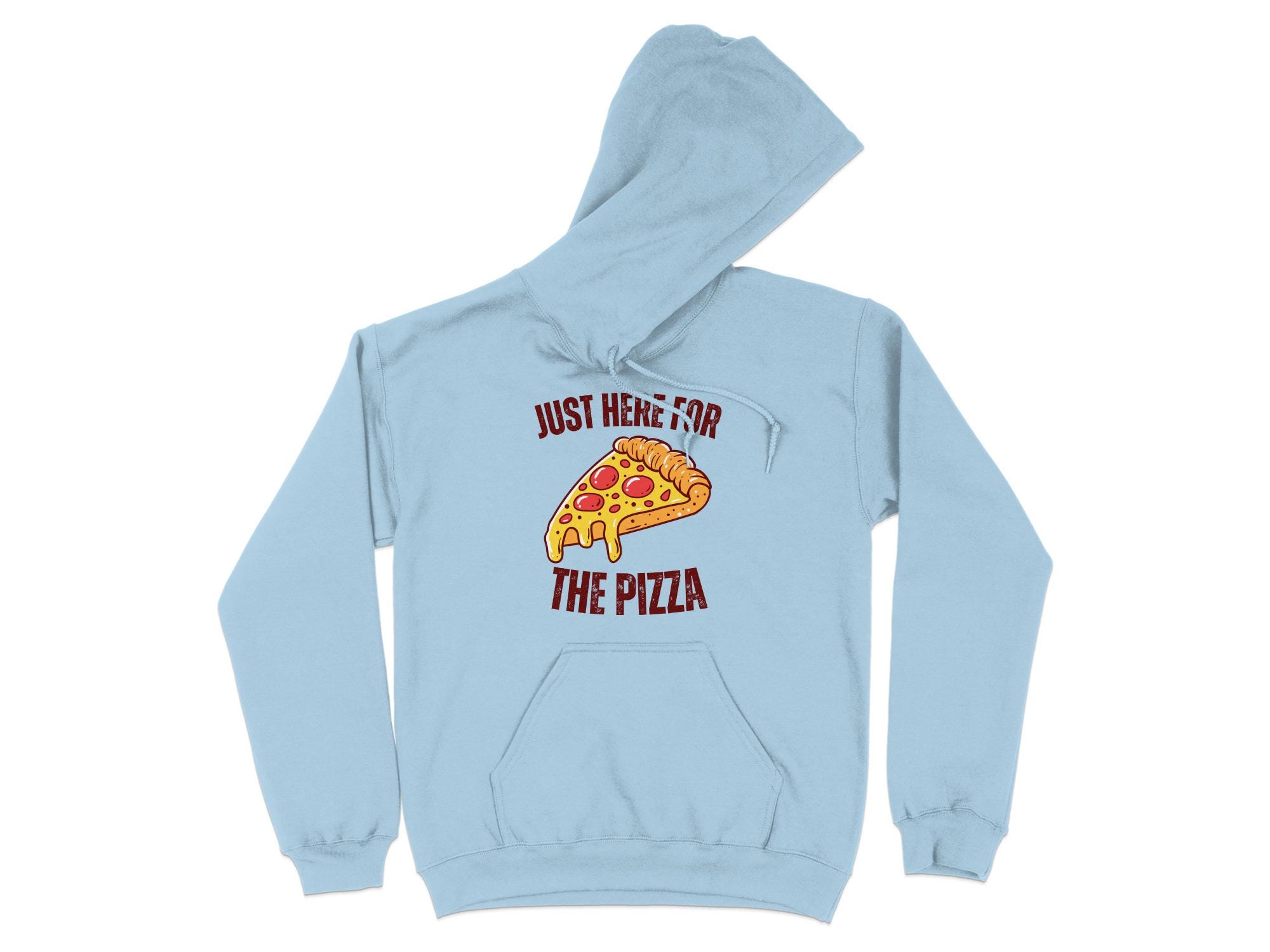 Just Here for the Pizza Hoodie - Funny Foodie Gift - Etsy