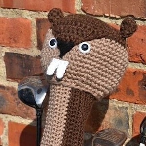 Handmade Golf Driver Head Cover - Gopher