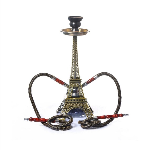 16'' Eiffel Tower Hookah Set Arabian Double Pipe Etsy