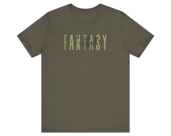 Fantasy Football Earthy Text Unisex T-Shirt