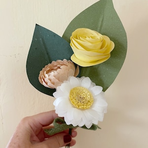 Mini bouquet fiori di carta