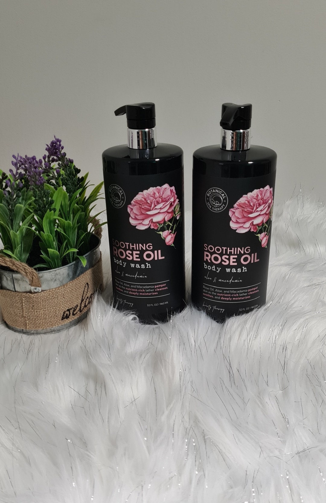 Soothing Rose Oil Body Wash Etsy