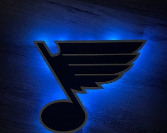 St Louis Blues 3d sign with back light