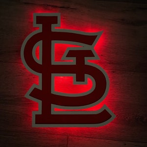 St Louis Cards 3d sign with back light
