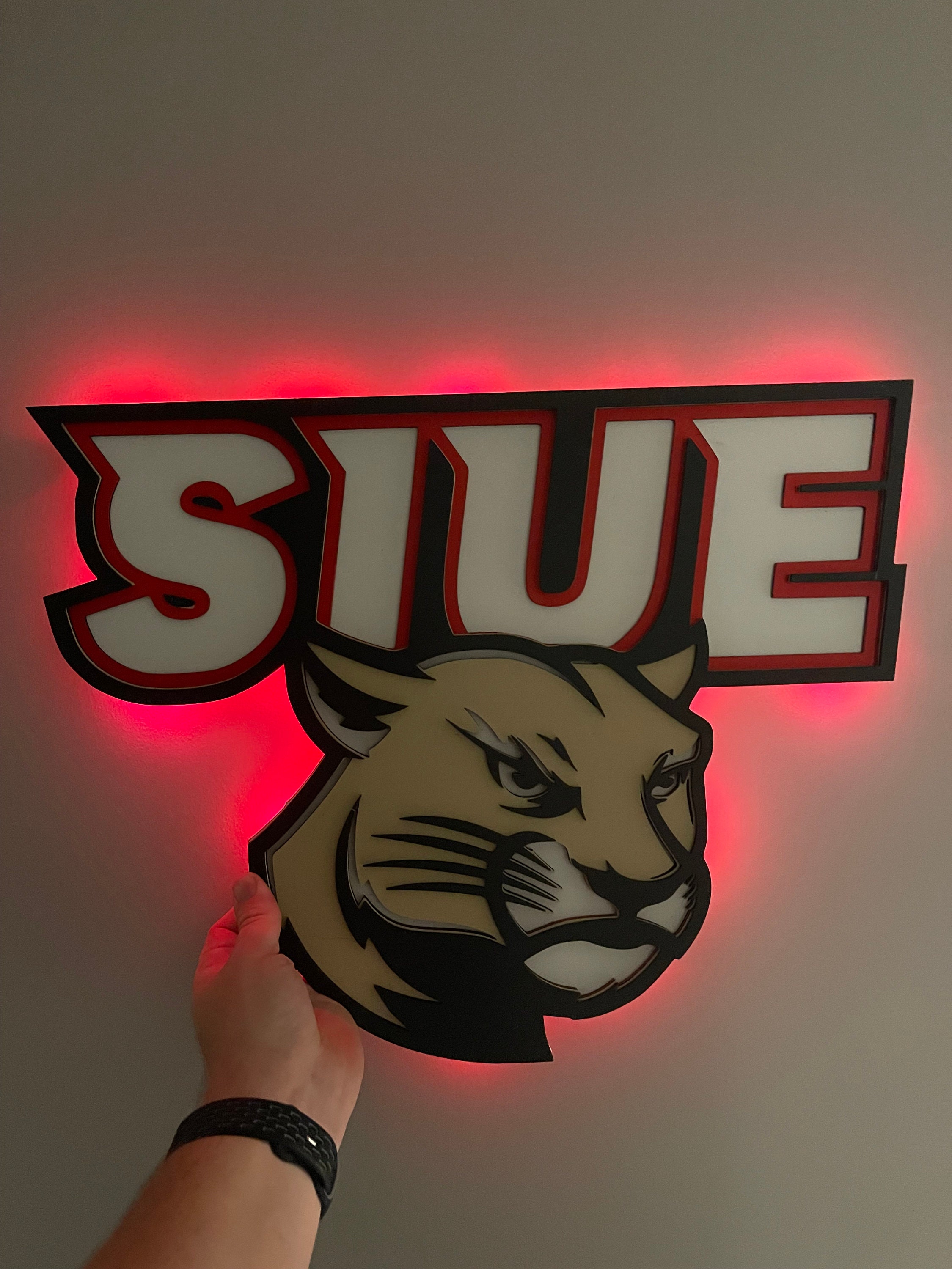 Lightup 3D SIUE Logo