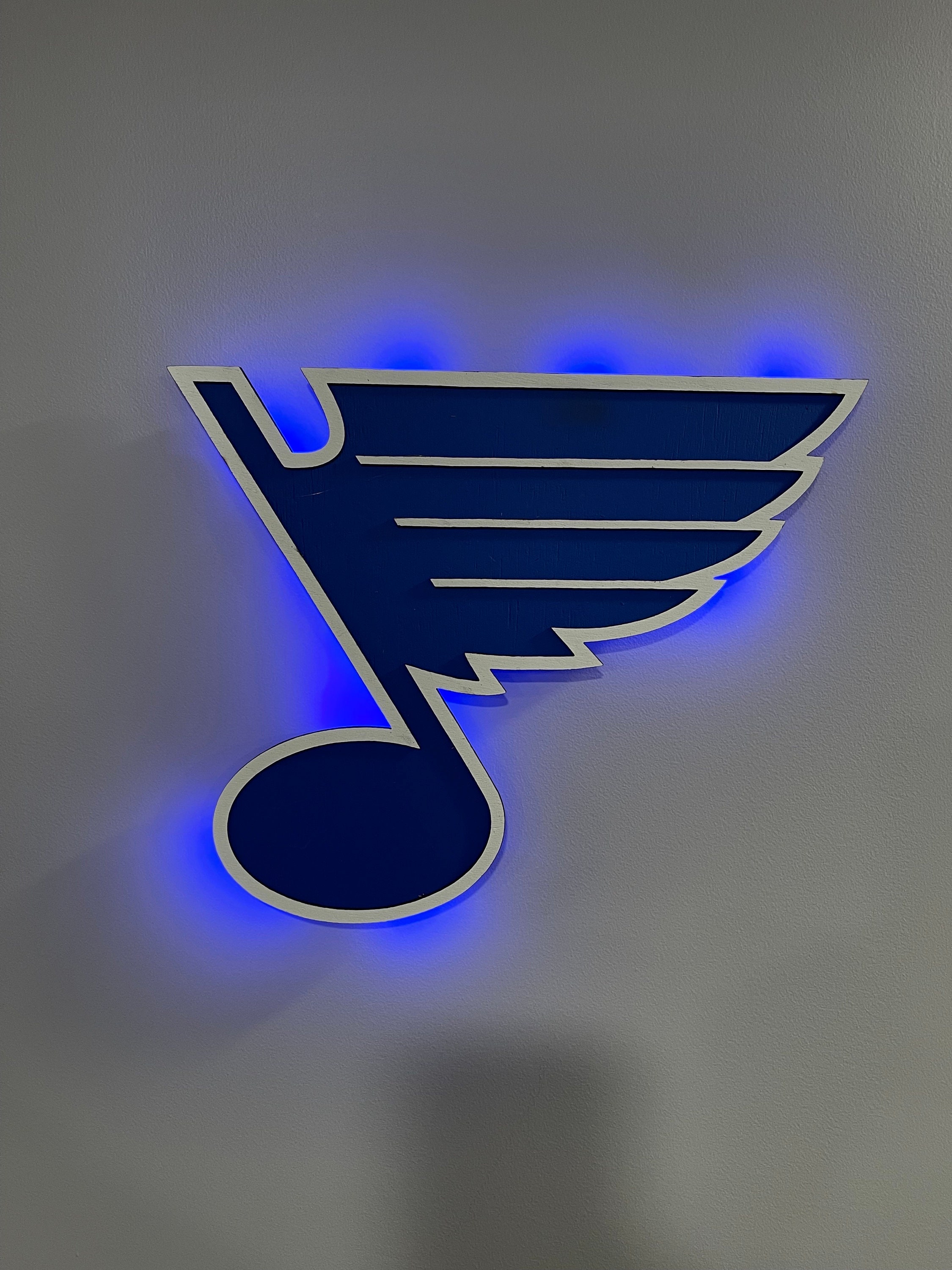 St Louis Blues Clock Neon 18