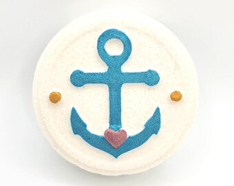 Anchor Heart Bath Bomb | Coconut Lime Verbena