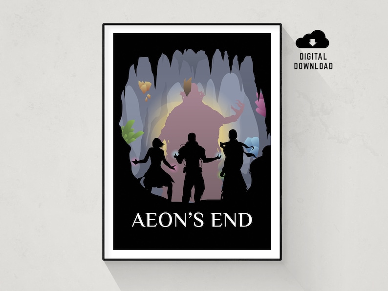 Aeon's End, Board Game Poster, Minimalist Wall Art, Instant Download - Etsy