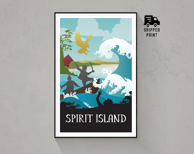 Spirit Island, Board Game Poster Print, Minimalist Wall Art - Etsy
