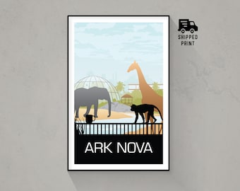 Board Game Wall Poster Art Print Ark Nova Multiple Sizes Digital ...