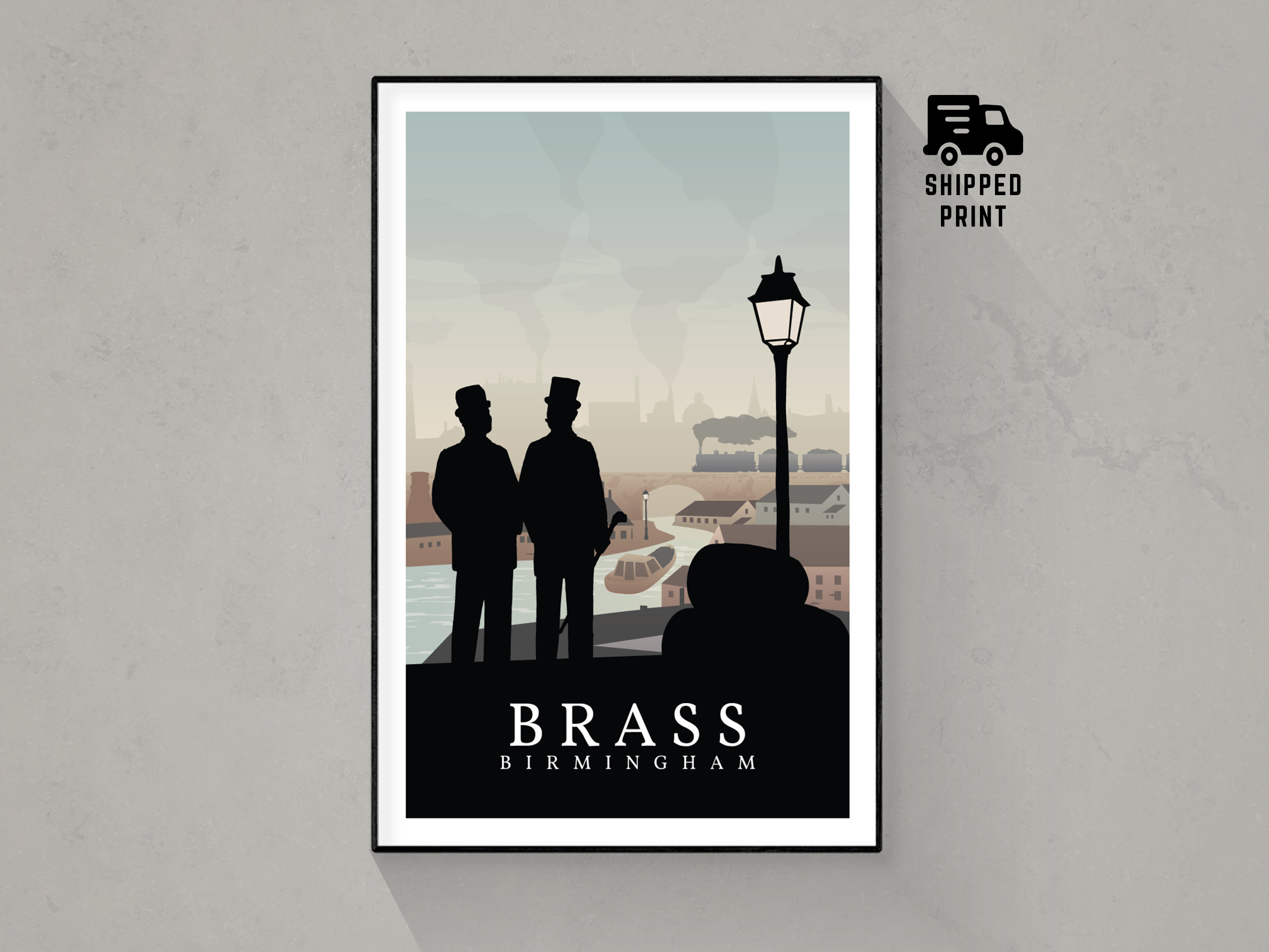 Brass Birmingham, Board Game Poster Print, Minimalist Wall Art - Etsy UK