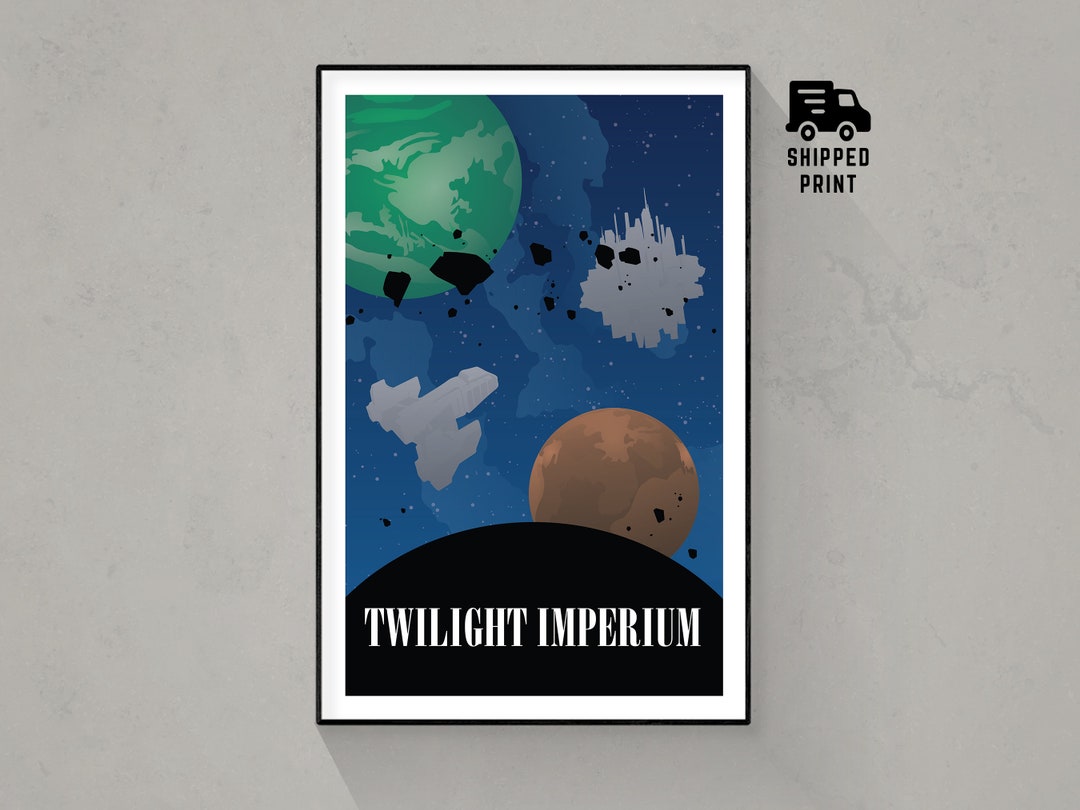 Twilight Imperium, Board Game Poster Print, Minimalist Wall Art - Etsy