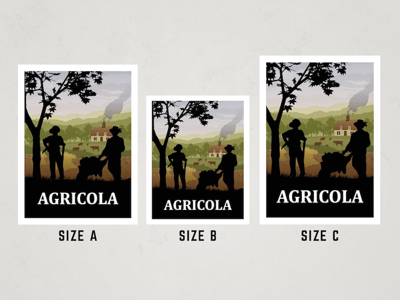 Agricola, Board Game Poster, Minimalist Wall Art, Instant Download - Etsy