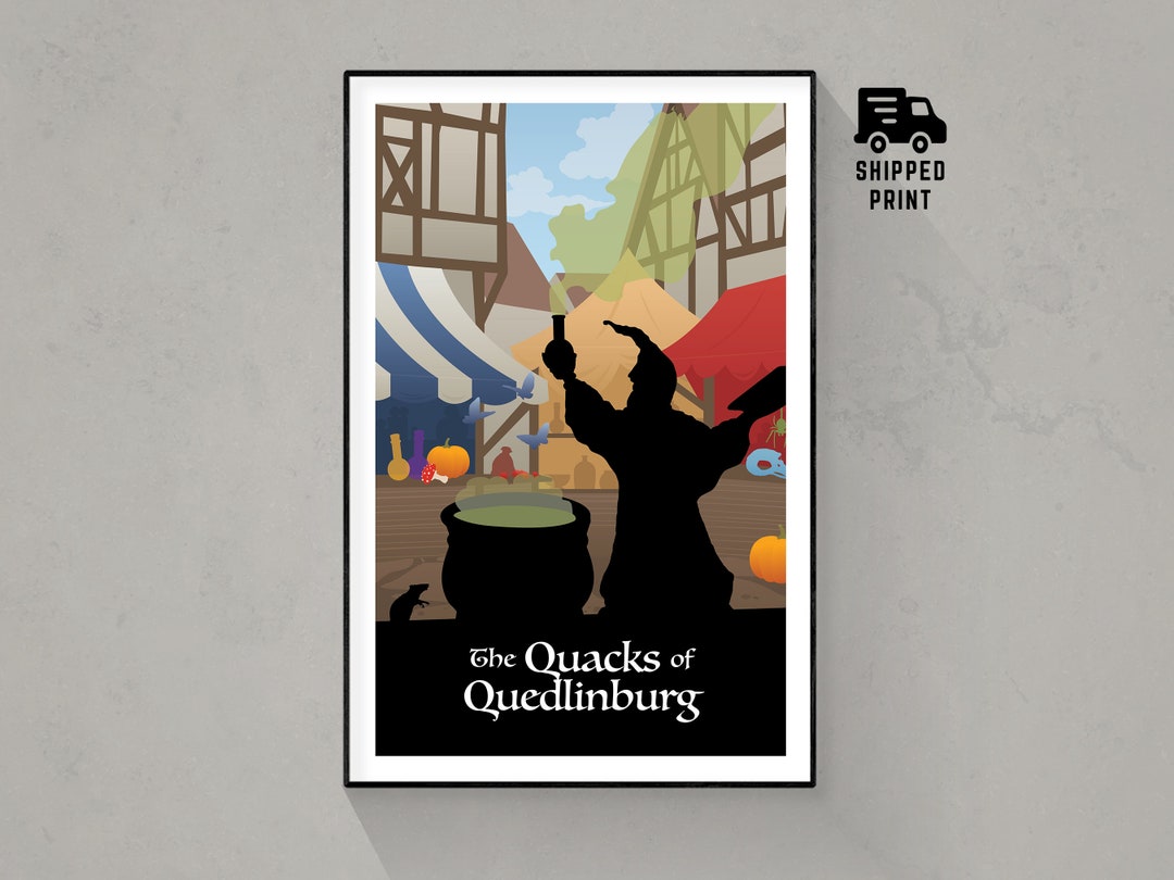 The Quacks of Quedlinburg, Board Game Poster Print, Minimalist Wall Art ...