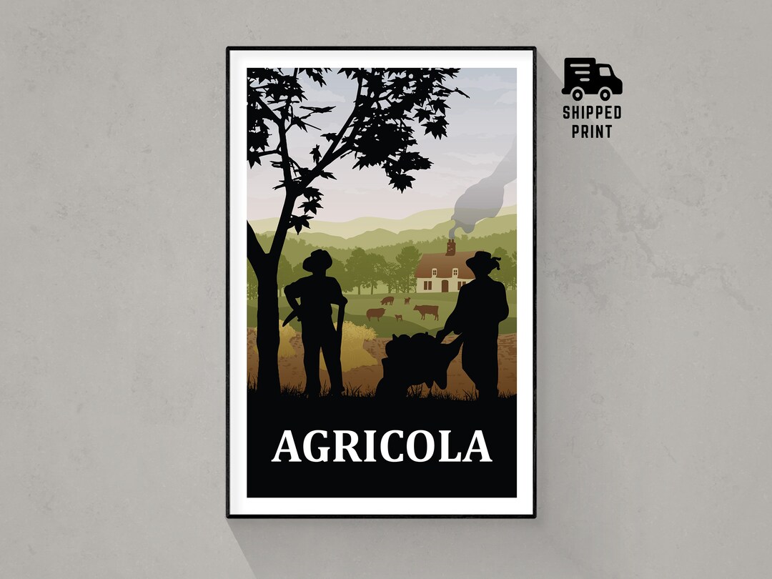 Agricola, Board Game Poster Print, Minimalist Wall Art - Etsy
