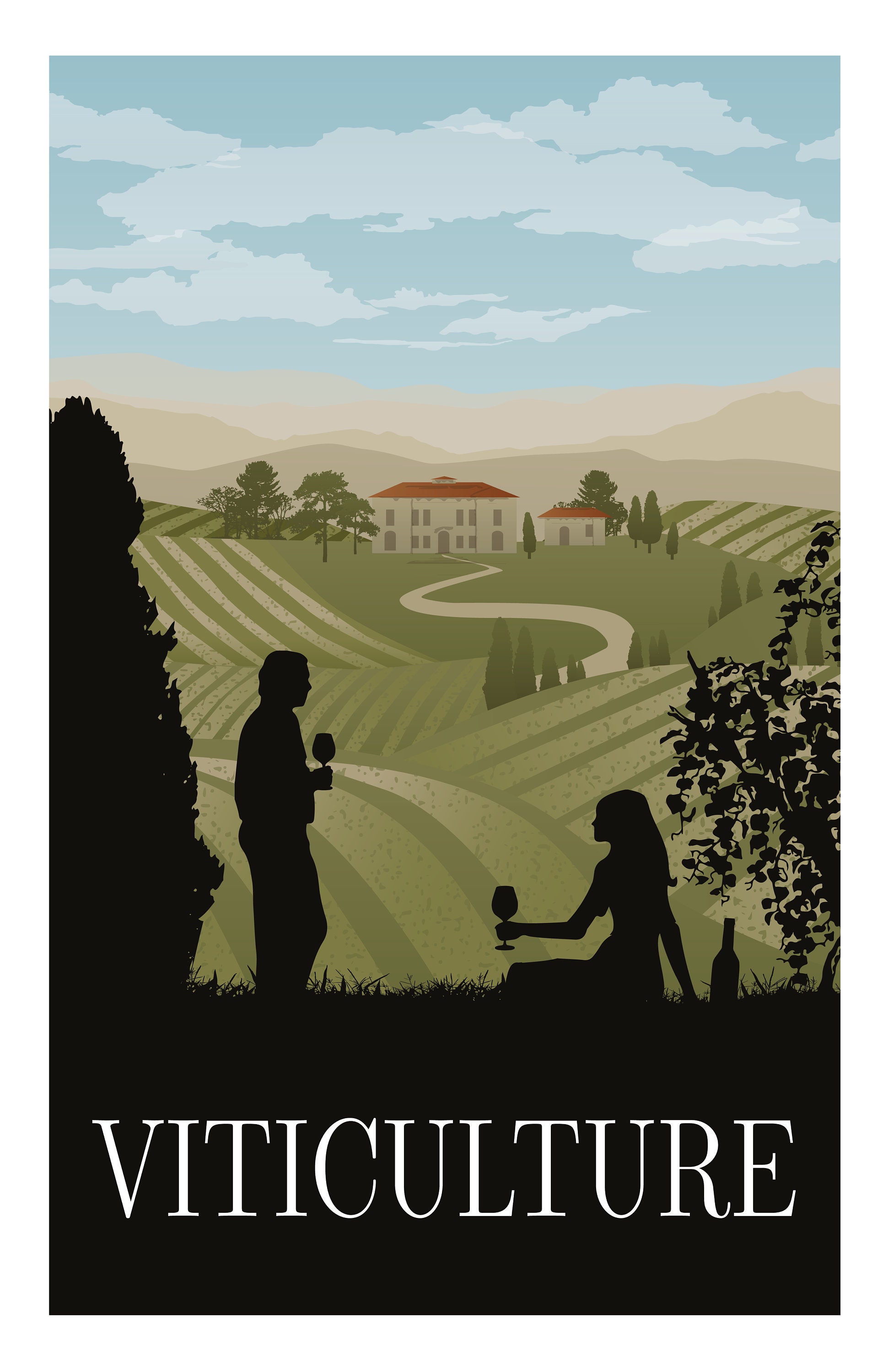 Viticulture Board Game Poster Print Minimalist Wall Art - Etsy