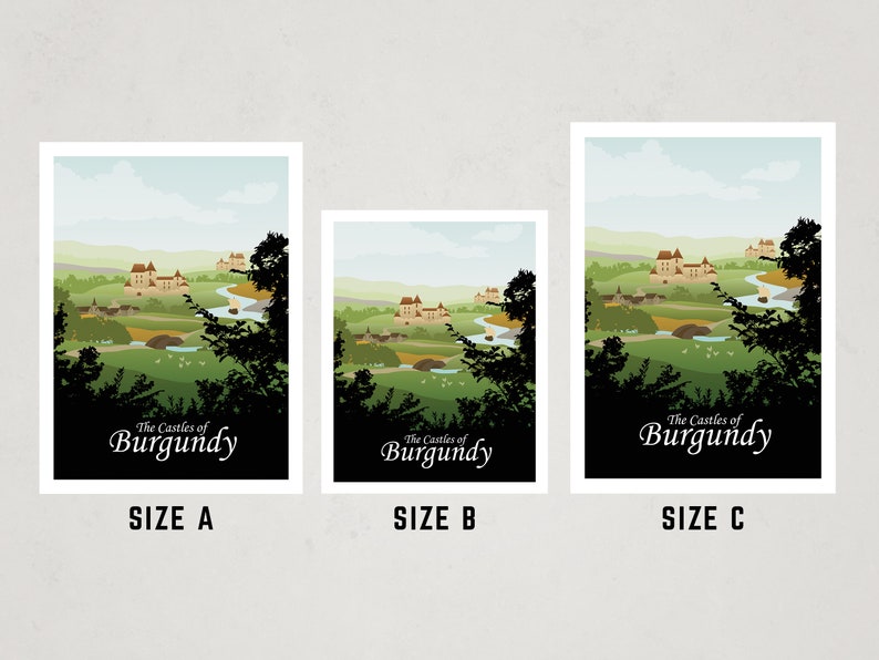 The Castles of Burgundy, Board Game Poster, Minimalist Wall Art ...