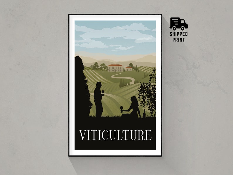Viticulture Board Game Poster Print Minimalist Wall Art - Etsy