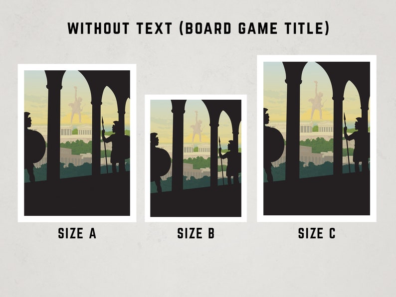 7 Wonders, Board Game Poster, Minimalist Wall Art, Instant Download - Etsy