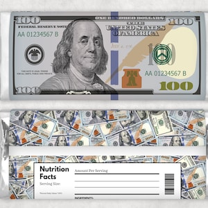 Schokoriegel Wrapper - Geld Design