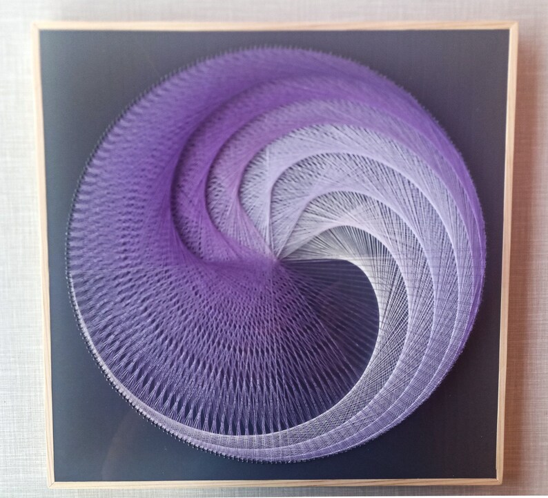 Inner Balance, Zen Art, String Art, Spiritual Totem, Wall Art, Abstract