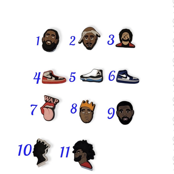 Hip Hop Jibbitz Etsy