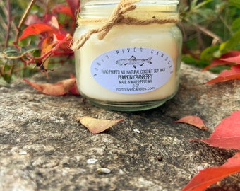 Pumpkin Cranberry 8 oz Candle