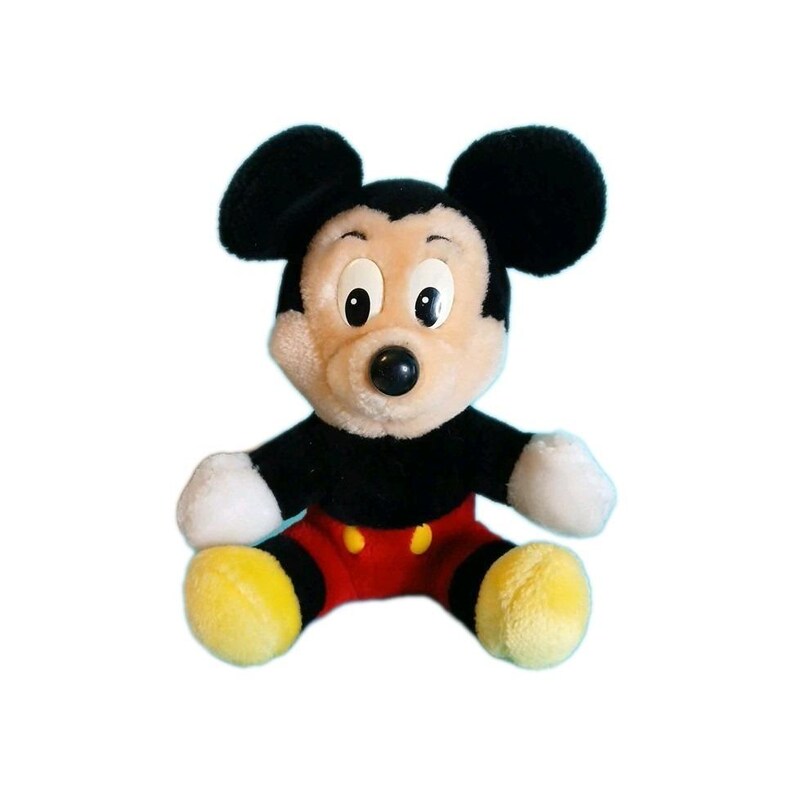 Vintage Mickey Mouse 7" Plush Classic Walt Disney World Disneyland image 3