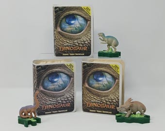 2000 Disney Video Showcase Dinosaur McDonald's Happy Meal Toy Lot of 3