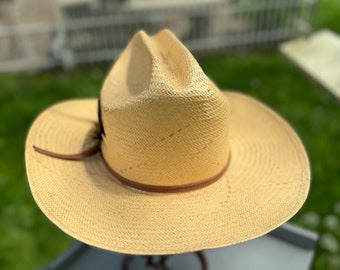 Vintage 1960's Western Resistol Straw Hat - Etsy