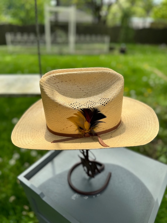 ル*ス様 VINTAGE RESISTOL ビーバー ハット 7 1/2 ブラッ VINTAGE RESISTOL ビーバー ハット 7 1/2 ブラック 7X ミント！60s