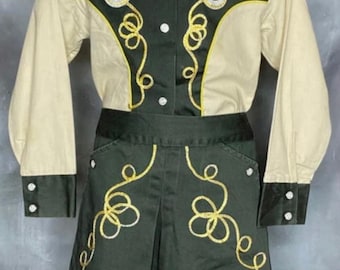 Vintage Cowgirl Kids Outfit