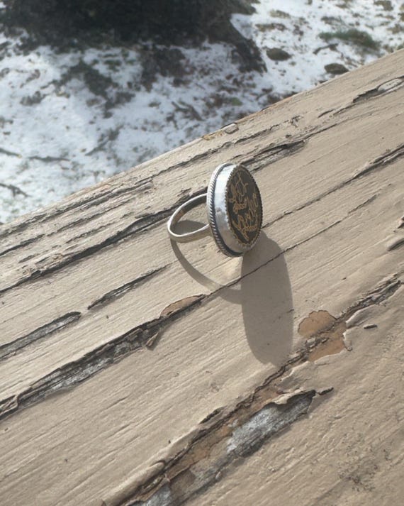 Silver Let’s Rodeo Buckle Ring - image 2