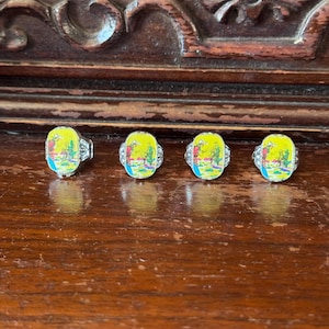 Vintage Vari-Vue Flicker Cowboy Kids Ring