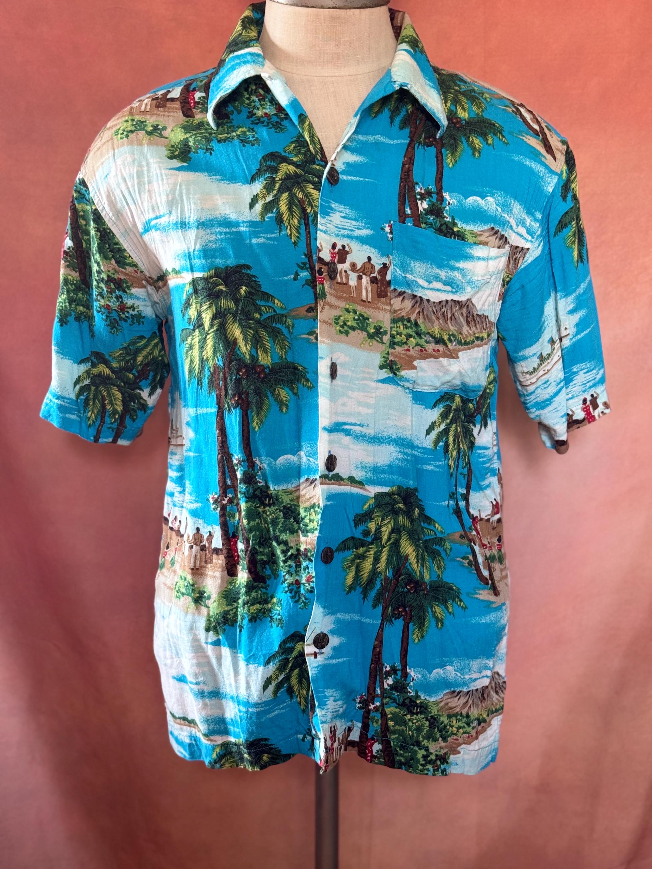 Vintage Rayon Shirt - Etsy