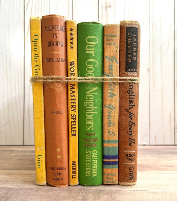 Vintage Textbooks (Set of 3) – A House of Books