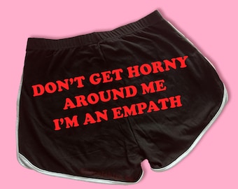 I'm An Empath Dolphin Shorts | Custom Dolphin Shorts | Y2K Shorts  Cute Shorts | Funny Shorts | Y2K Shorts | Lounge Shorts