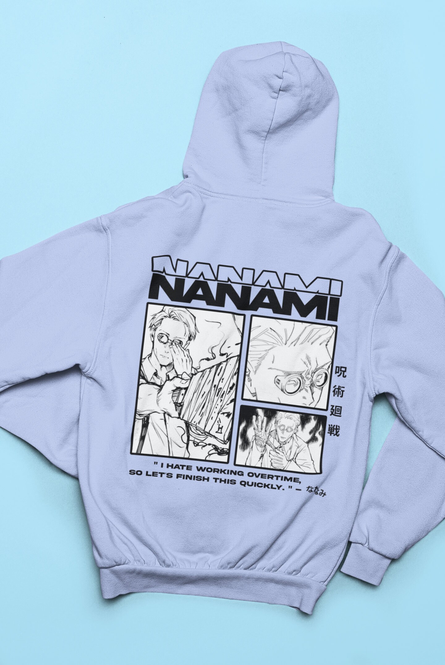 Nanami Kento Box Hoodie Anime Hoodie Jujutsu Kaisen Manga Etsy