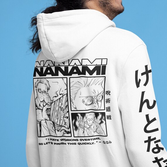 Nanami Kento Box Hoodie Anime Hoodie Jujutsu Kaisen Manga Etsy