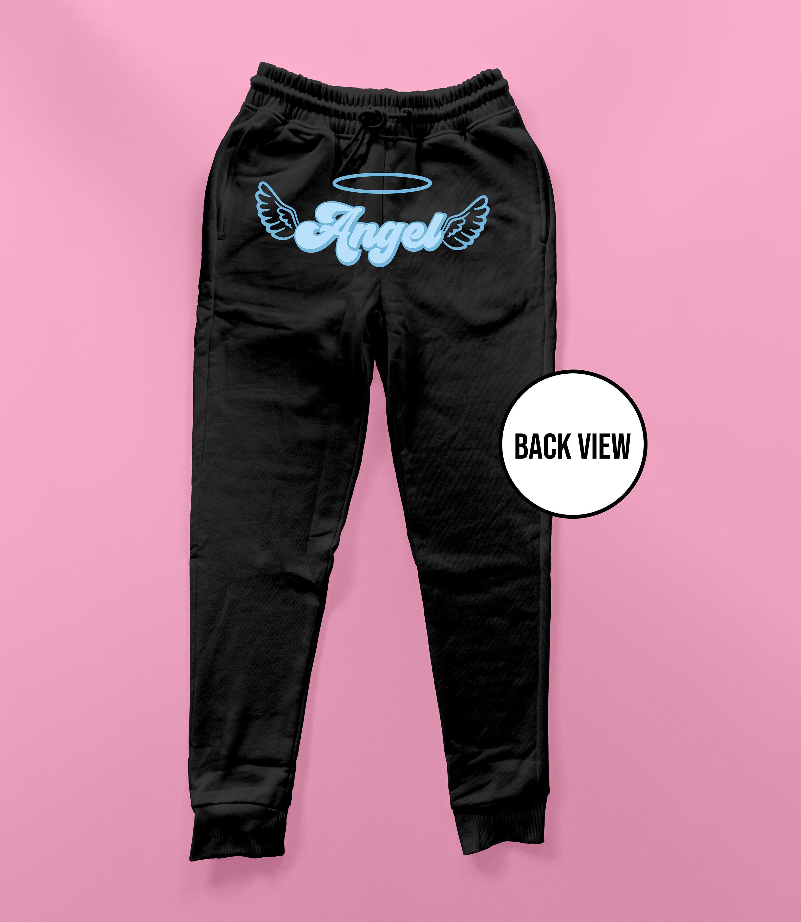 Angel Sweatpants Cool Sweatpants Loungewear Streetwear Gift for Her Cute Gift Cute Sweatpants Unisex Pants Christmas Gift Etsy UK