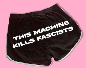 This Machine Dolphin Shorts | Custom Dolphin Shorts | Y2K Shorts | Cute Shorts | Funny Shorts | Y2K Shorts | Lounge Shorts |