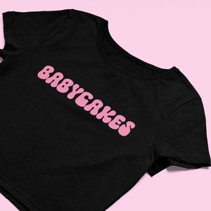 Babycakes Crop Top | Flowy Fit Crop Top | Cute Croptop | Graphic Top | Trendy Top | Graphic Shirt | Cute Gift | Shirt | Girl Crop Top |