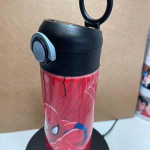 Spider-Man Superhero, 12 oz Tumbler, Child Water Bottle, Personalized, Made to Order